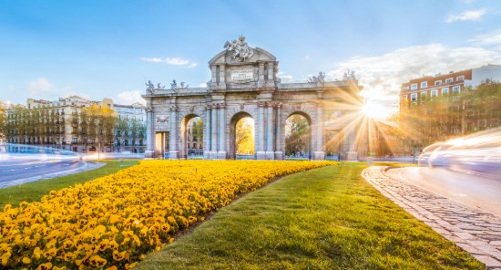 La Puerta de Alcala à Madrid