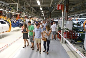 Visite d'une usine partenaire