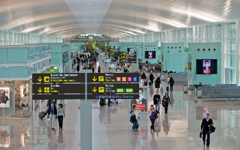 Arrivée à Barcelone via l'aéroport d'El Prat